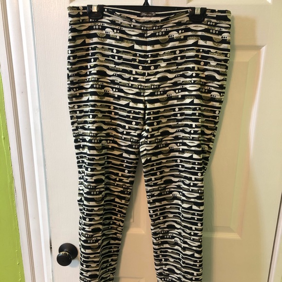 J. McLaughlin Pants - J McLaughlin Metallic Geometric Pants